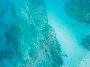 Swimming pool in sea