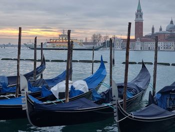 Boats in canal
