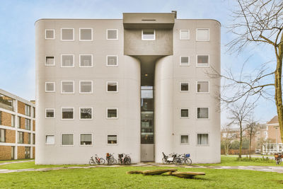 Buildings in park