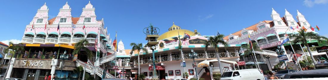 Panoramic view of cathedral against sky