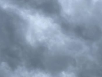Low angle view of storm clouds in sky