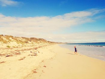 Woman on beach