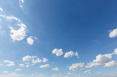 Low angle view of clouds in sky