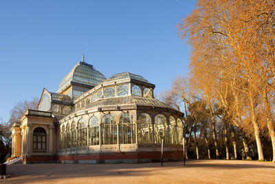 Crystal palace, retiro park or parque el retiro, madrid, spain