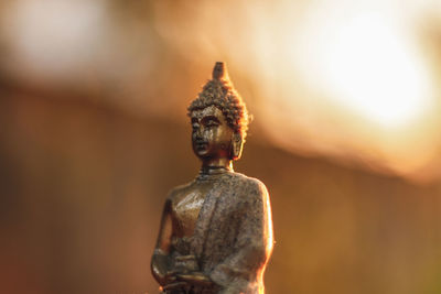 Close-up of buddha statue