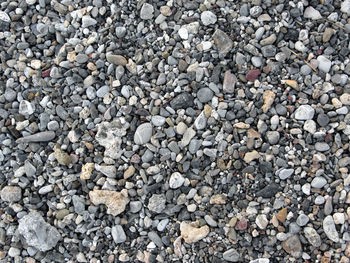 Small pebble texture in a beach
