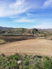 Scenic view of landscape against sky