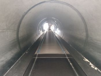 Interior of tunnel