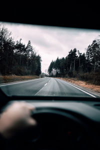 Car on road