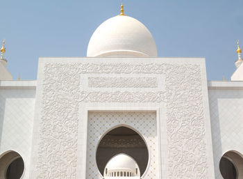 Low angle view of historical building