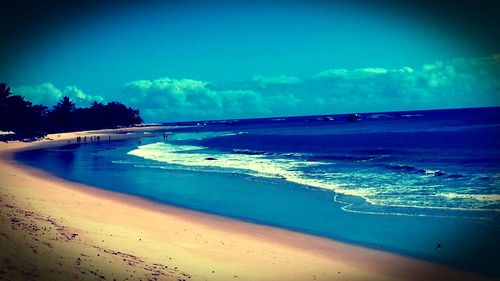 Scenic view of beach