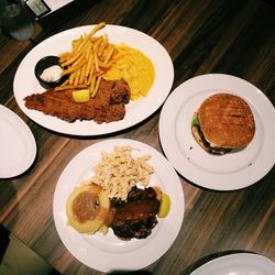 Close-up of food served in plate