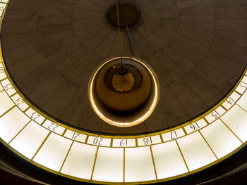 Low angle view of ceiling