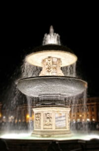 Low angle view of fountain