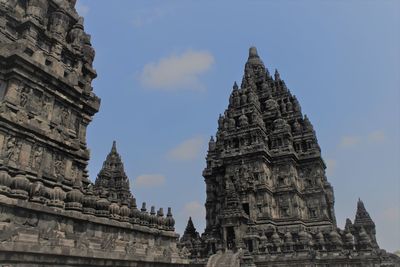 Low angle view of historical building against sky