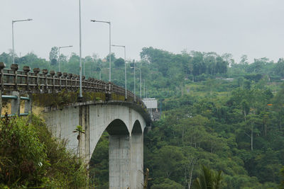 Low angle view of bridge against sky