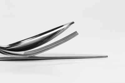 Close-up of food against white background