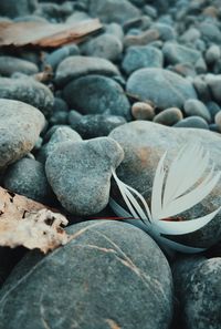 Close-up of stones