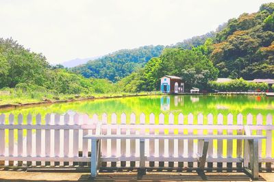 Scenic view of mountains