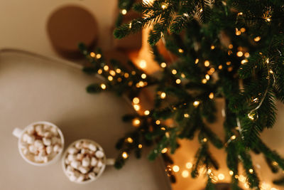 Close-up of christmas decorations