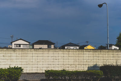 Houses against sky