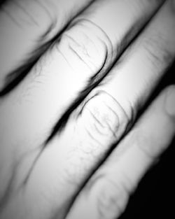 Close-up of cropped hand