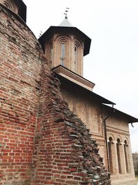 Low angle view of temple against sky