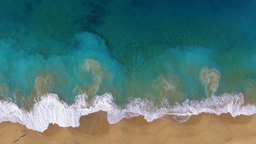 Close-up of sea waves