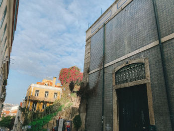 Low angle view of building against sky