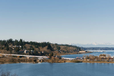 The olympia, washington waterfront at heritage park