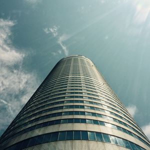 Low angle view of skyscraper