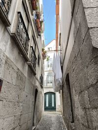 Street amidst buildings in city