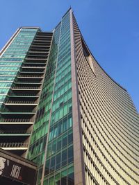 Low angle view of modern building