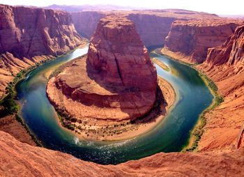 Scenic view of mountains