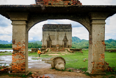 View of a temple