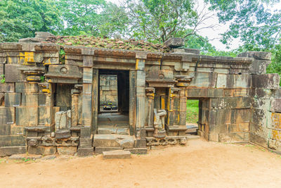 Old abandoned building in forest