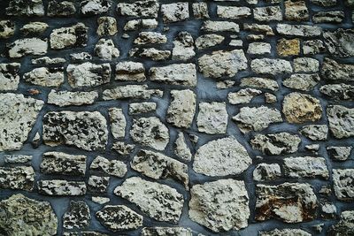 Full frame shot of stone wall