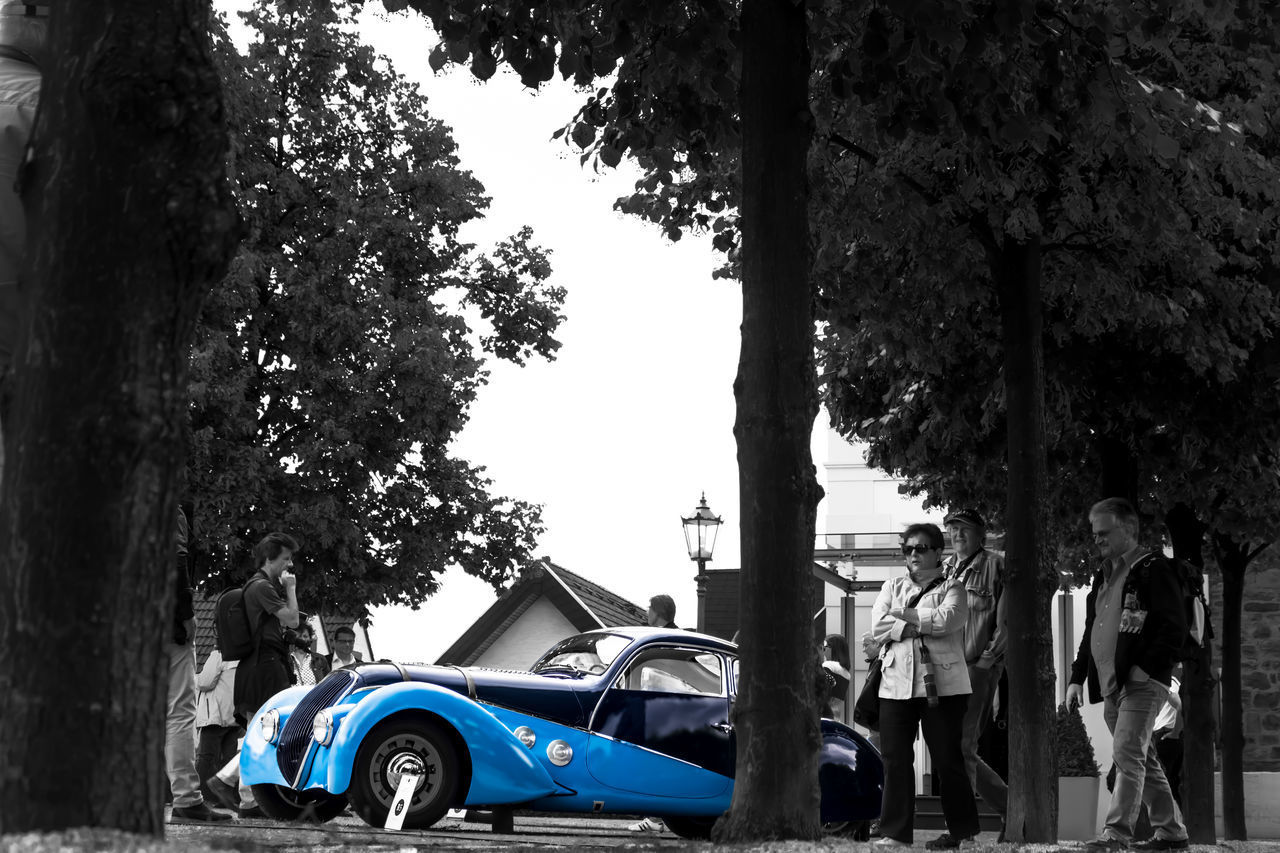 CARS ON STREET AGAINST SKY