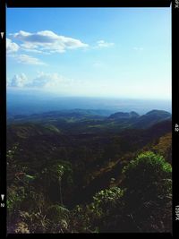 Scenic view of landscape against sky