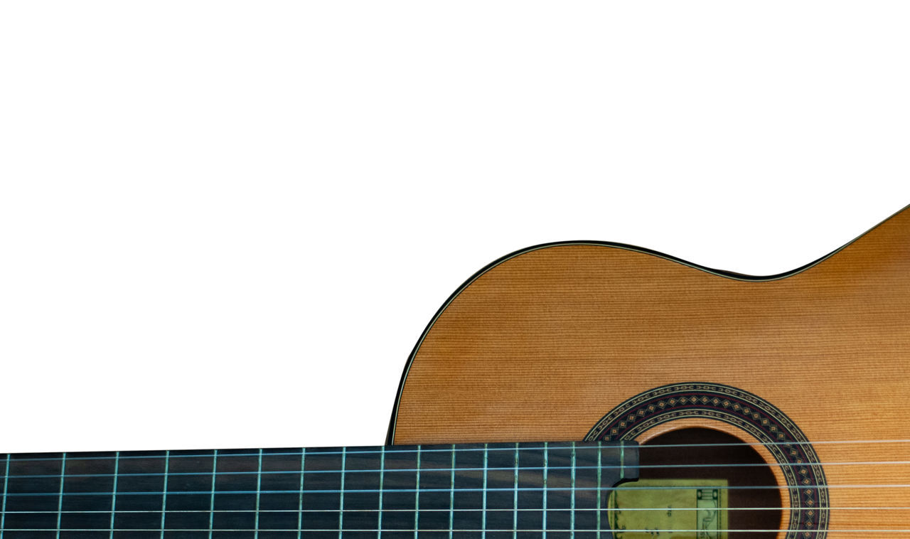 CLOSE-UP OF A GUITAR