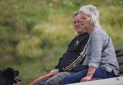 Portrait of smiling young woman