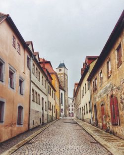 Alley amidst buildings
