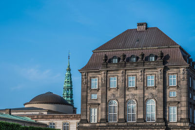 The danish parliament building christiansborg