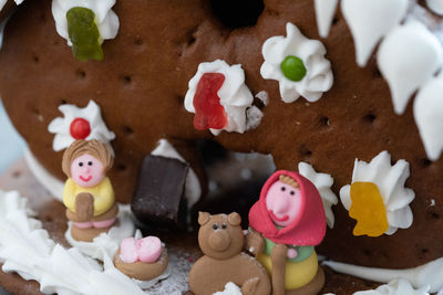 Close-up of christmas cookies