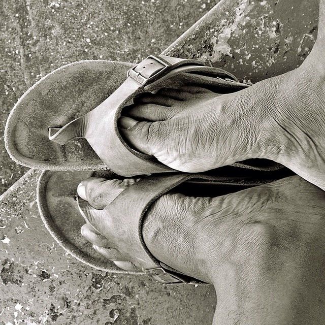 high angle view, close-up, still life, shoe, outdoors, sunlight, wood - material, day, no people, directly above, part of, pair, footwear, single object, field, metal, low section, brown, old, nature