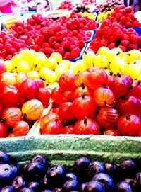 Full frame shot of fruits for sale