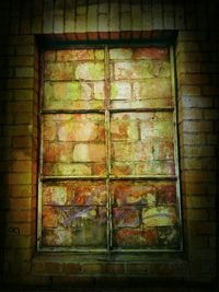 Close-up of wooden door