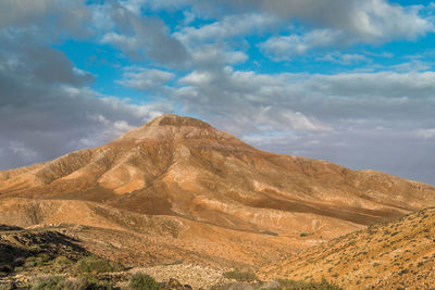 Scenic view of mountain against sky