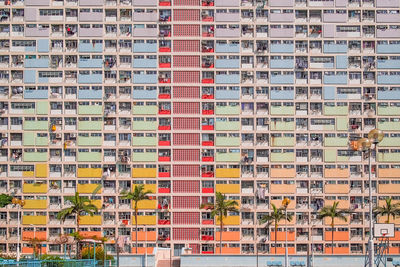 Full frame shot of residential building