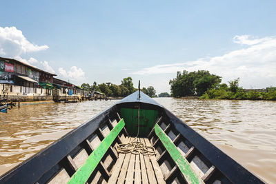 Scenic view of river against sky